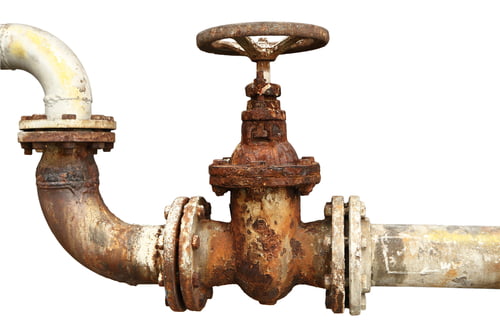 how to fix rusty water pipes