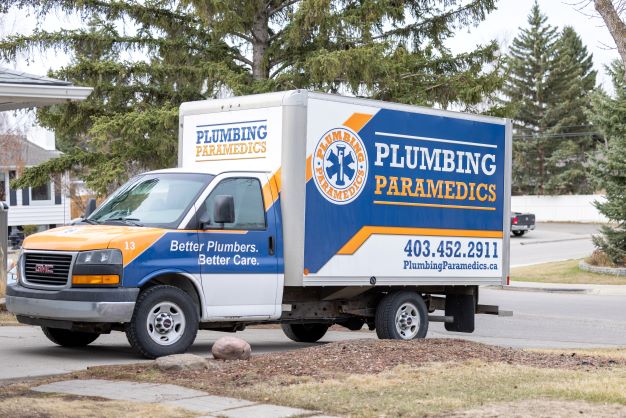 Plumbing Paramedics employee are being ready to setup ductless mini split systems in Airdrie, AB